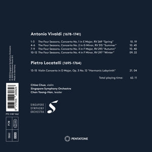  |   | Chloe Chua - Vivaldi: Four Seasons & Locatelli: Harmonic Labyrinth (2 LPs) | Records on Vinyl