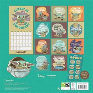  |  Calendar | Star Wars the Mandalorian Grogu Calendar | Records on Vinyl