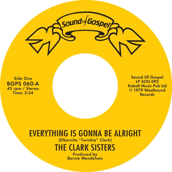  |  7" Single | Clark Sisters - Everything is Gonna Be Alright (Single) | Records on Vinyl