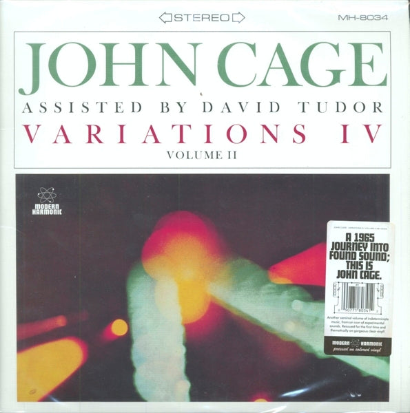 John Cage & David Tudor - Variations Iv Volume Ii |  Vinyl LP | John Cage & David Tudor - Variations Iv Volume Ii (LP) | Records on Vinyl