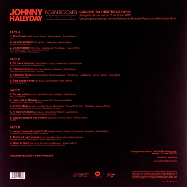 Johnny Hallyday - Born Rocker..  |  Vinyl LP | Johnny Hallyday - Born Rocker..  (2 LPs) | Records on Vinyl