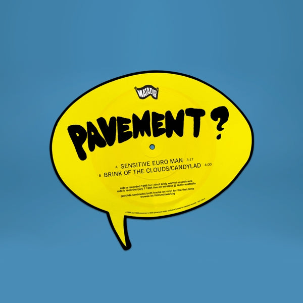 Pavement - Sensitive Euro Man |  7" Single | Pavement - Sensitive Euro Man (7" Single) | Records on Vinyl