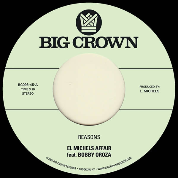 El Michels Affair - Reasons |  7" Single | El Michels Affair - Reasons (7" Single) | Records on Vinyl