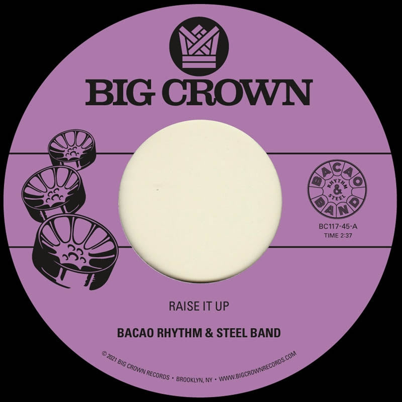 Bacao Rhythm & Steel Band - Raise It Up B/W Space |  7" Single | Bacao Rhythm & Steel Band - Raise It Up (Single) | Records on Vinyl
