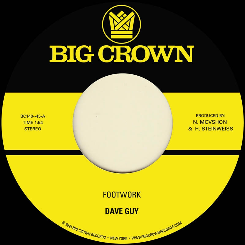  |  7" Single | Dave Guy - Footwork (Single) | Records on Vinyl