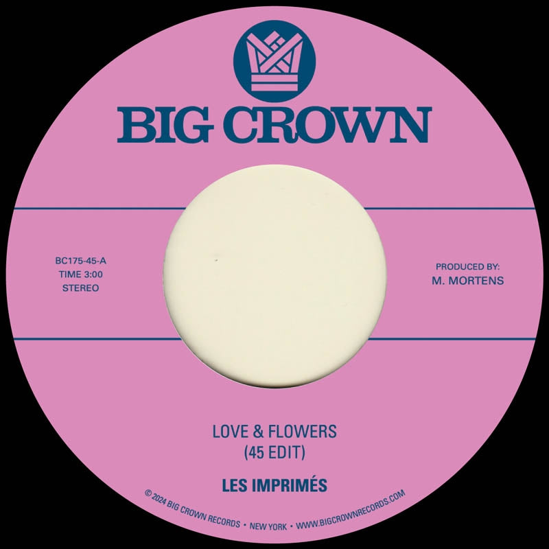  |  7" Single | Les Imprimes - Love & Flowers (Single) | Records on Vinyl