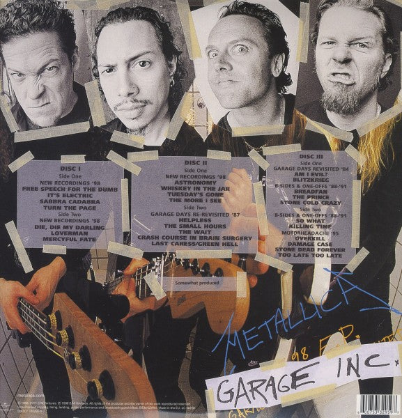Metallica - Garage Inc.  |  Vinyl LP | Metallica - Garage Inc.  (3 LPs) | Records on Vinyl