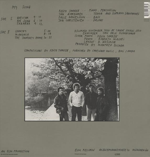 Keith Jarrett - My Song  |  Vinyl LP | Keith Jarrett - My Song (LP) | Records on Vinyl