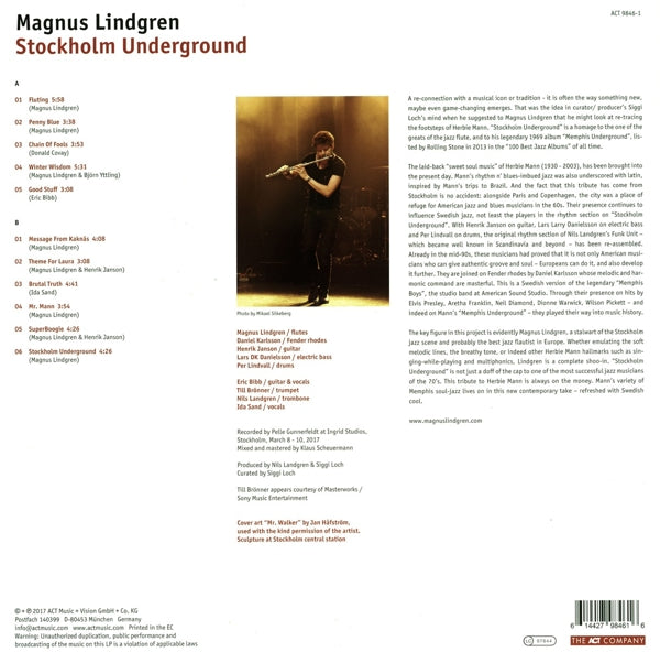 Magnus Lindgren - Stockholm Underground |  Vinyl LP | Magnus Lindgren - Stockholm Underground (LP) | Records on Vinyl
