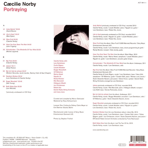 Caecilie Norby - Portraying |  Vinyl LP | Caecilie Norby - Portraying (LP) | Records on Vinyl