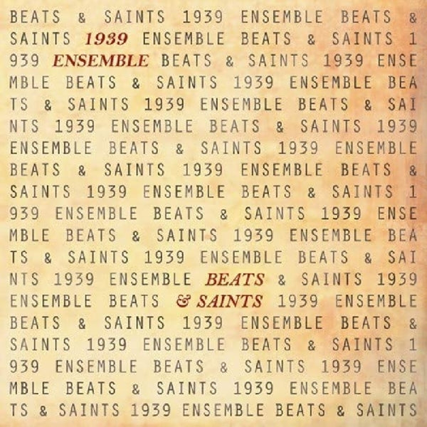 Nineteen Thirtynine Ensem - Beats & Saints |  Vinyl LP | Nineteen Thirtynine Ensem - Beats & Saints (LP) | Records on Vinyl