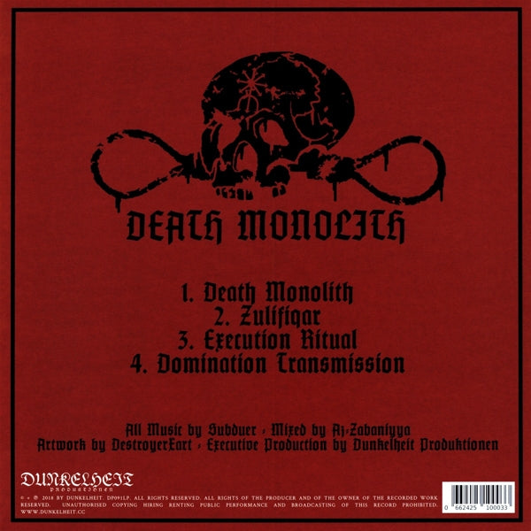 Subduer - Death Monolith  |  Vinyl LP | Subduer - Death Monolith  (LP) | Records on Vinyl