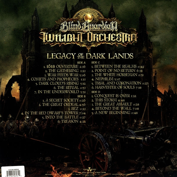 Blind Guardian Twilight O - Legacy Of The Dark..  |  Vinyl LP | Blind Guardian Twilight O - Legacy Of The Dark..  (2 LPs) | Records on Vinyl