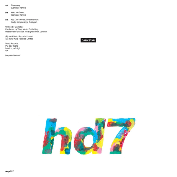  |  12" Single | Darkstar - Hd7 (Single) | Records on Vinyl