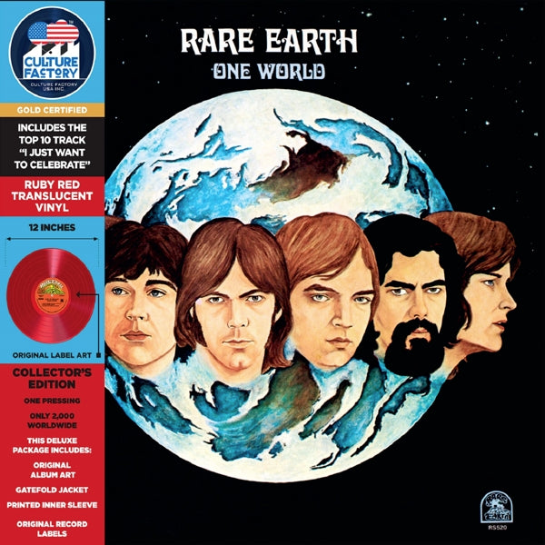 Rare Earth - One World  |  Vinyl LP | Rare Earth - One World  (LP) | Records on Vinyl
