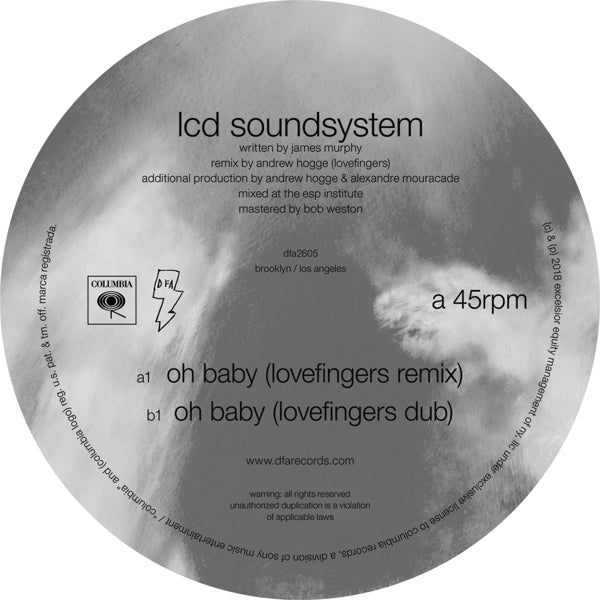  |  12" Single | Lcd Soundsystem - Oh Baby (Single) | Records on Vinyl