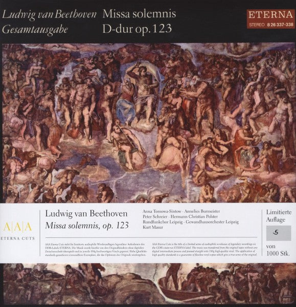  |  Vinyl LP | L. Van Beethoven - Missa Solemnis D-Dur Op.123 (2 LPs) | Records on Vinyl