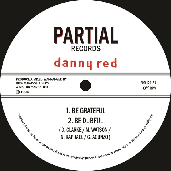  |  12" Single | Danny Red - Be Grateful (Single) | Records on Vinyl