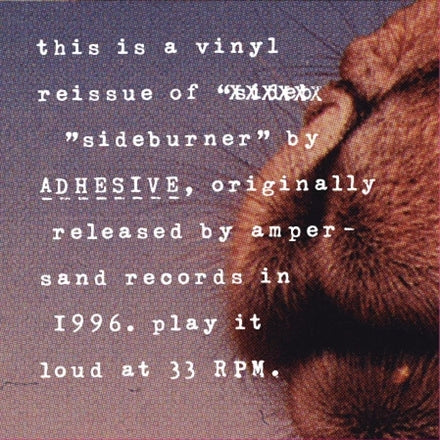  |  Vinyl LP | Adhesive - Sideburner (LP) | Records on Vinyl