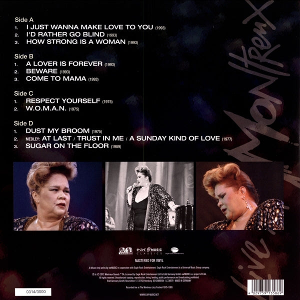 Etta James - Live At Montreux..  |  Vinyl LP | Etta James - Live At Montreux 1975-1993 (3 LPs) | Records on Vinyl