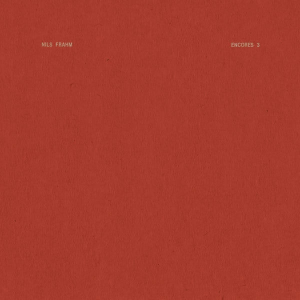  |  12" Single | Nils Frahm - Encores 3 (Single) | Records on Vinyl