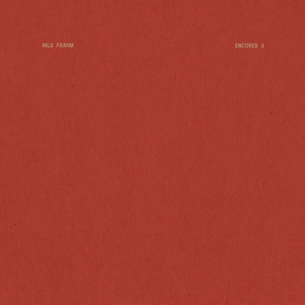  |  12" Single | Nils Frahm - Encores 3 (Single) | Records on Vinyl