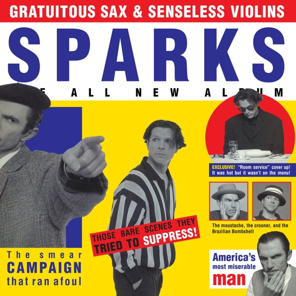  |  Vinyl LP | Sparks - Gratuitous Sax & Senseless Violins (LP) | Records on Vinyl