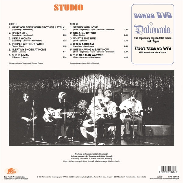 Tages - Studio  |  Vinyl LP | Tages - Studio  (2 LPs) | Records on Vinyl