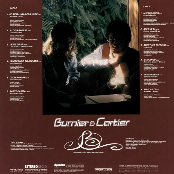 Burnier & Cartier - Burnier & Cartier |  Vinyl LP | Burnier & Cartier - Burnier & Cartier (LP) | Records on Vinyl
