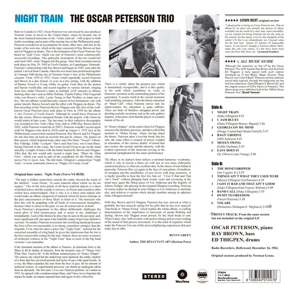 Oscar Peterson - Night Train  |  Vinyl LP | Oscar Peterson - Night Train (LP) | Records on Vinyl