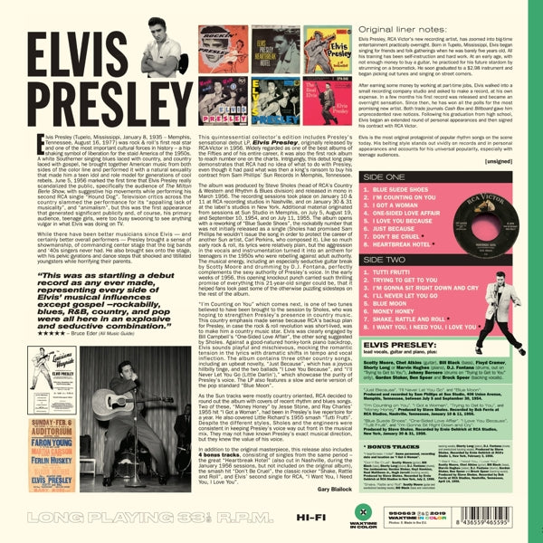 Elvis Presley - Debut Album  |  Vinyl LP | Elvis Presley - Debut Album  (LP) | Records on Vinyl