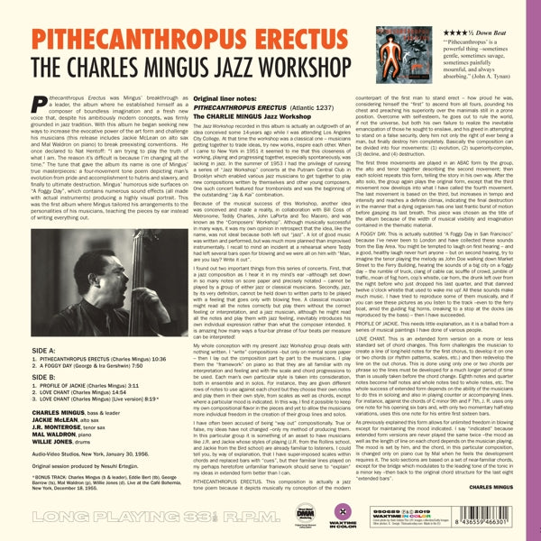 Charles Mingus - Pithecantropus Erectus |  Vinyl LP | Charles Mingus - Pithecantropus Erectus (LP) | Records on Vinyl