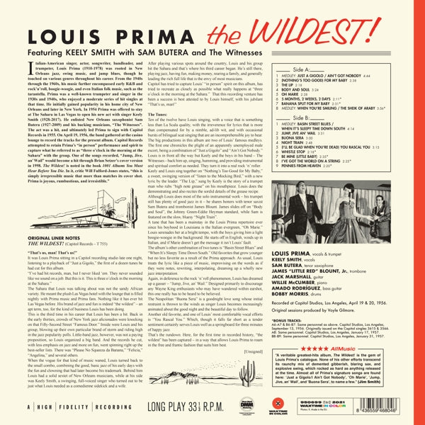 Louis Prima - Widest  |  Vinyl LP | Louis Prima - Widest  (LP) | Records on Vinyl