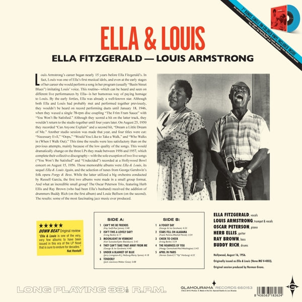 Ella Fitzgerald & Louis - Ella & Louis  |  Vinyl LP | Ella Fitzgerald & Louis - Ella & Louis  (LP) | Records on Vinyl