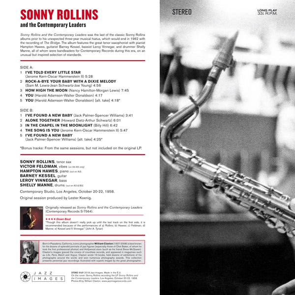 Sonny Rollins - And The Contemporary.. |  Vinyl LP | Sonny Rollins - And The Contemporary Leaders (LP) | Records on Vinyl