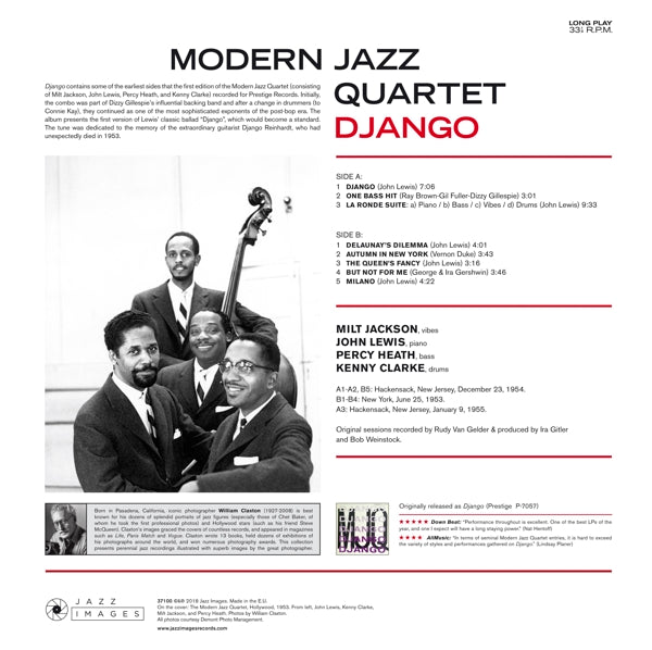 Modern Jazz Quartet - Django  |  Vinyl LP | Modern Jazz Quartet - Django  (LP) | Records on Vinyl