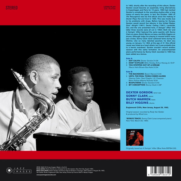 Dexter Gordon - A Swingin' Affair  |  Vinyl LP | Dexter Gordon - A Swingin' Affair (LP) | Records on Vinyl