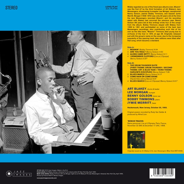 Art Blakey & The Jazz Me - Moanin'  |  Vinyl LP | Art Blakey & The Jazz Me - Moanin'  (LP) | Records on Vinyl