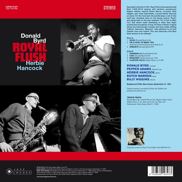 Donald Byrd & Herbie Han - Royal Flush  |  Vinyl LP | Donald Byrd & Herbie Hancock - Royal Flush  (LP) | Records on Vinyl