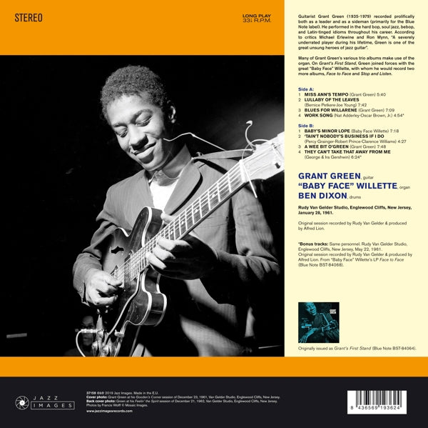 Grant Green - Grant's First Stand  |  Vinyl LP | Grant Green - Grant's First Stand  (LP) | Records on Vinyl