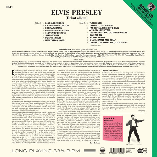 Elvis Presley - Elvis Presley  |  Vinyl LP | Elvis Presley - Elvis Presley  (LP) | Records on Vinyl