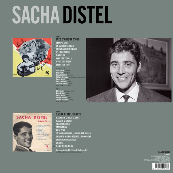 Sacha Distel - Jazz D'aujourd'hui/Chante |  Vinyl LP | Sacha Distel - Jazz D'aujourd'hui/Chante (LP) | Records on Vinyl