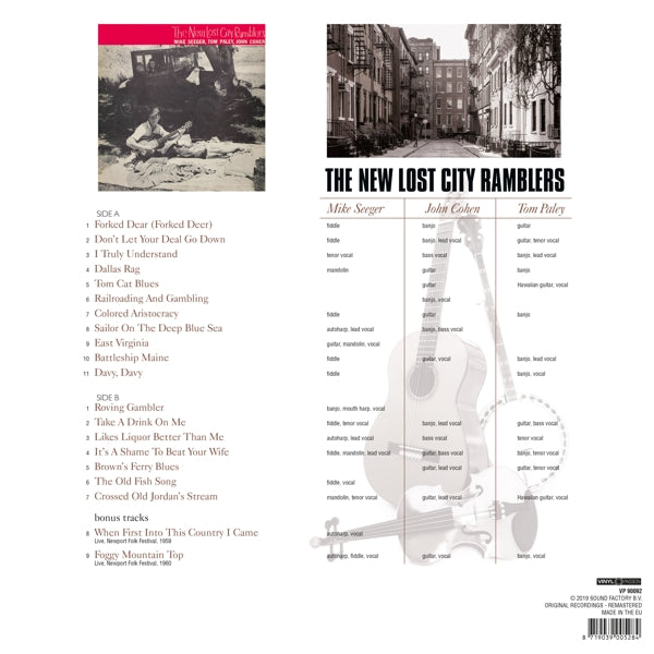 New Lost City Ramblers - New Lost City Ramblers |  Vinyl LP | New Lost City Ramblers - New Lost City Ramblers (LP) | Records on Vinyl