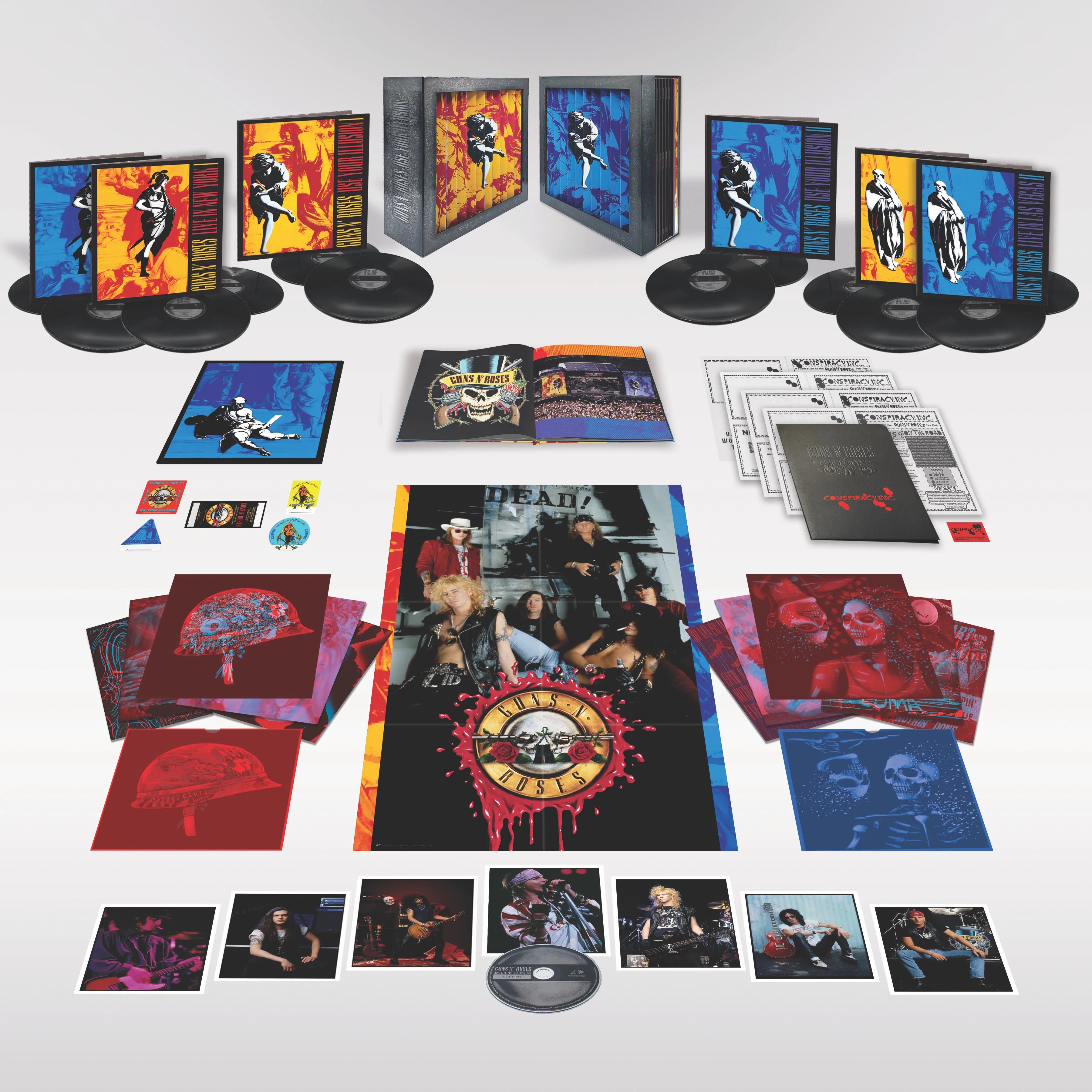  |  Preorder | Guns N' Roses - Use Your Illusion I & II (12LP+DVD) | Records on Vinyl