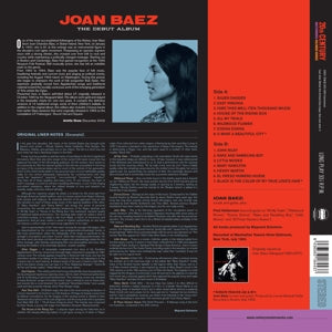  |  Vinyl LP | Joan Baez - Debut Album (LP) | Records on Vinyl